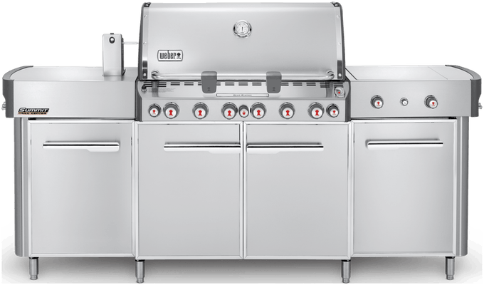 Weber Grills® Series 91.1" Stainless Steel Grill Center