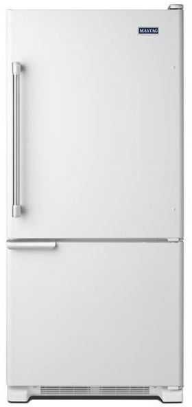 Maytag 18.5 Cu. Ft. Bottom Freezer Refrigerator-White