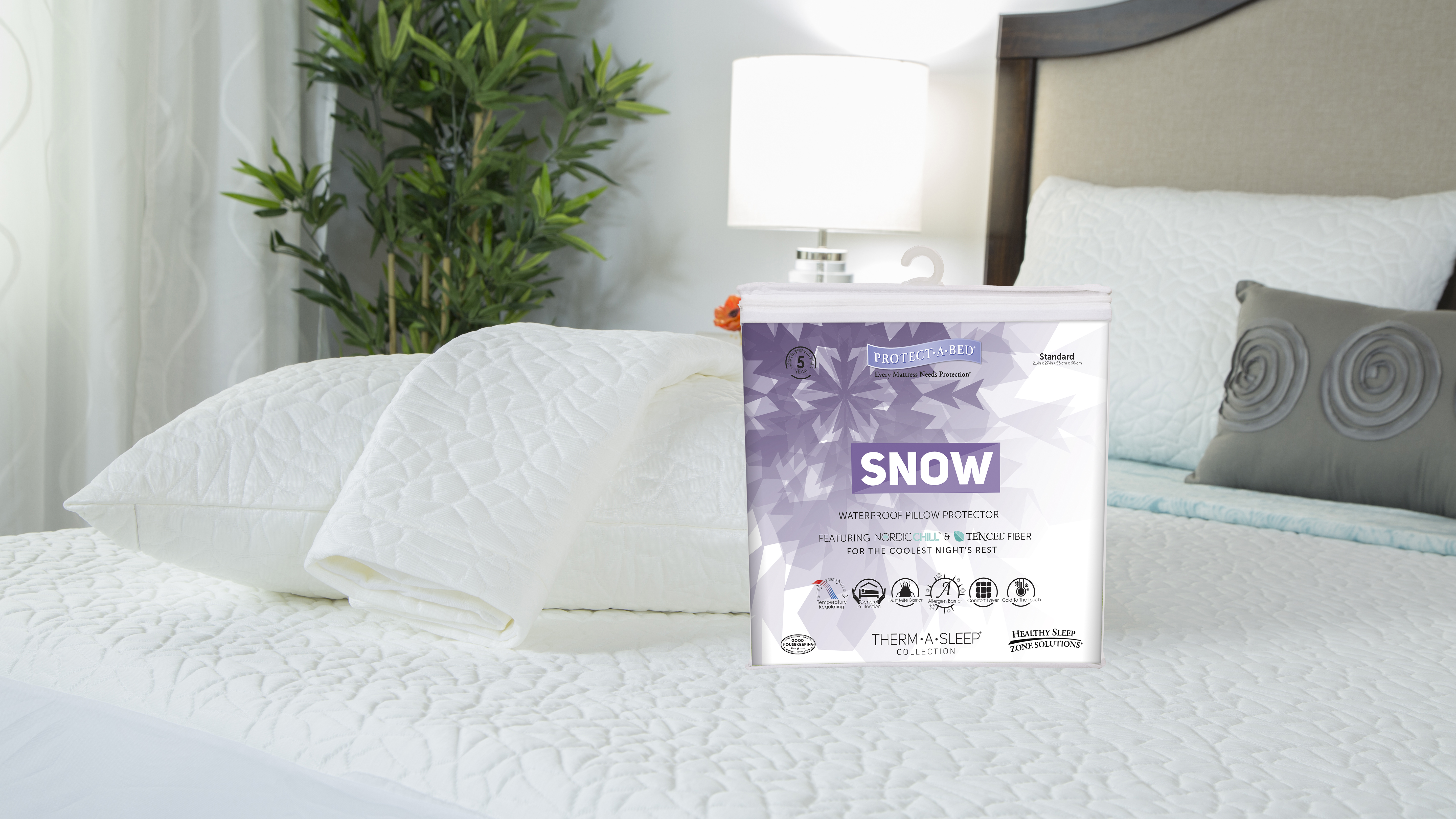 protect a bed snow pillow