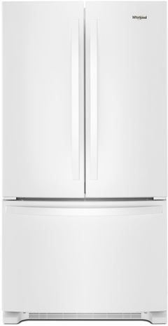 Whirlpool® 25.2 Cu. Ft. White Wide French Door Refrigerator-WRF535SWHW