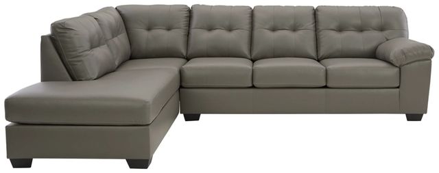 Signature Design by Ashley® Donlen 2-Piece Gray Right-Arm Facing Sectional with Chaise