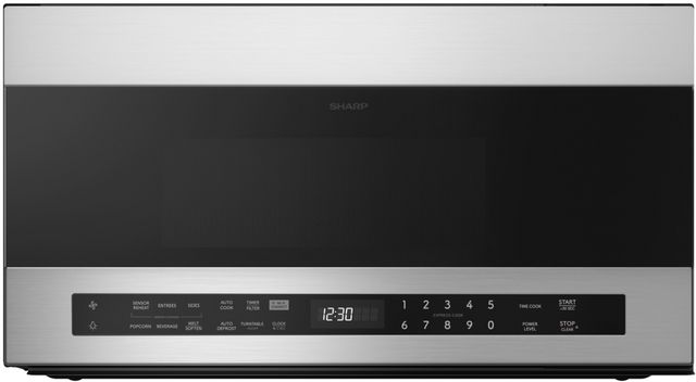 Sharp® 1.9 Cu. Ft. Stainless Steel Over The Range Microwave
