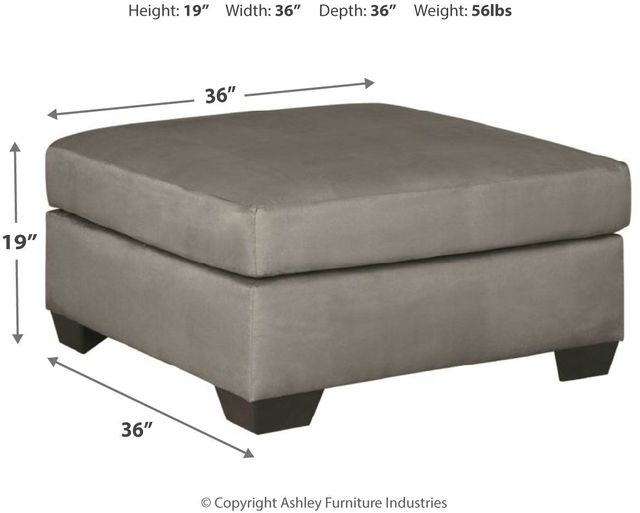 Signature Design by Ashley® Darcy Salsa Oversized Accent Ottoman 14