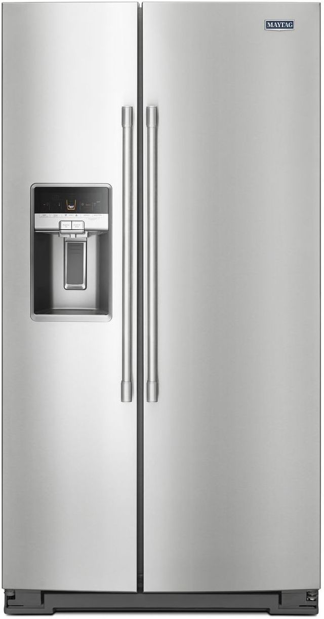 Maytag® 26 Cu. Ft. Side-by-Side Refrigerator-PrintShield Stainless