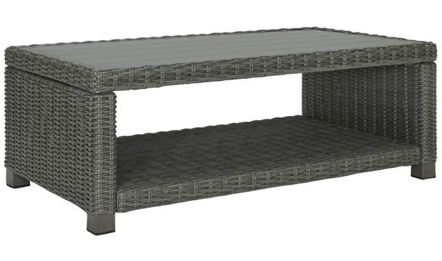 Signature Design by Ashley® Elite Park 2-Piece Gray Outdoor Seating Set 2