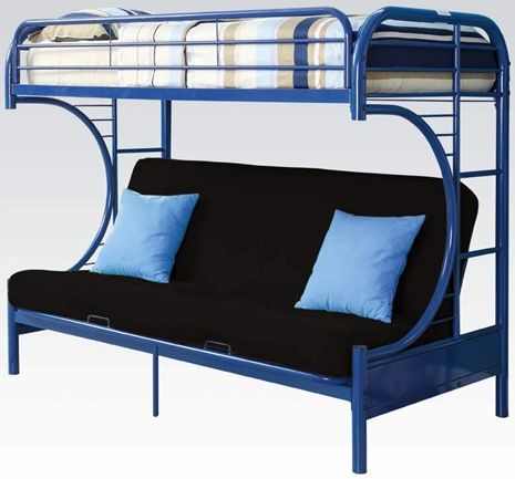 Twin over queen futon clearance bunk bed