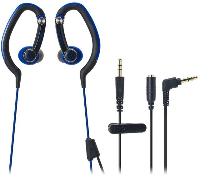 Audio-Technica® SonicSport Blue In-Ear Headphones 0
