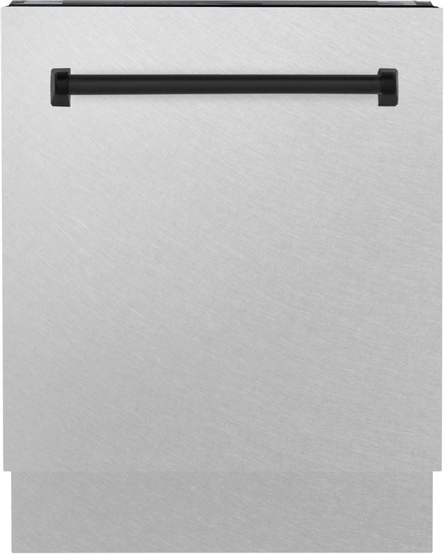 ZLINE Autograph Edition 24" DuraSnow® Stainless Steel Built In Dishwasher