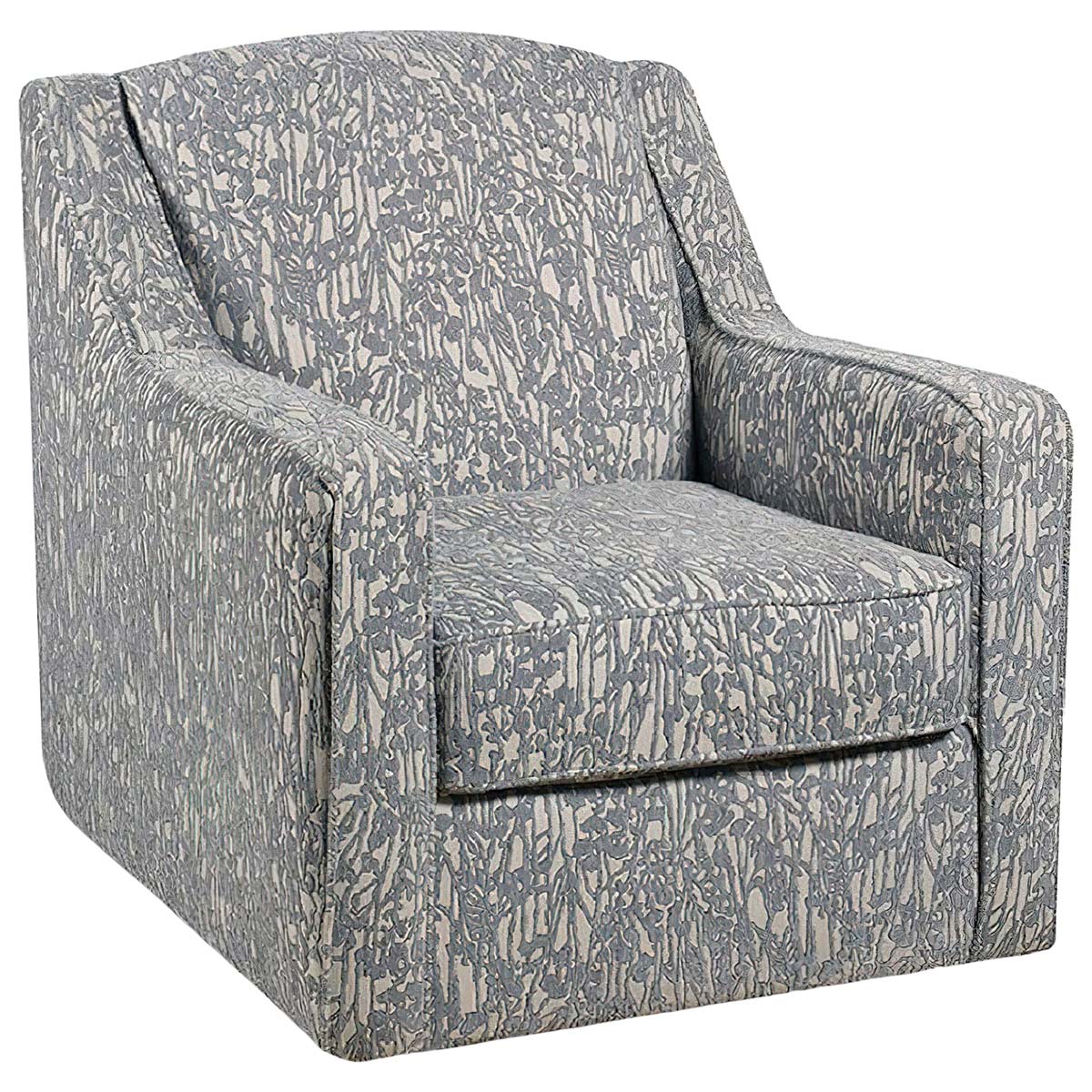 oliver track arm swivel chair