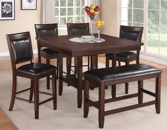 Crown Mark Fulton Counter High Table & Chairs Set