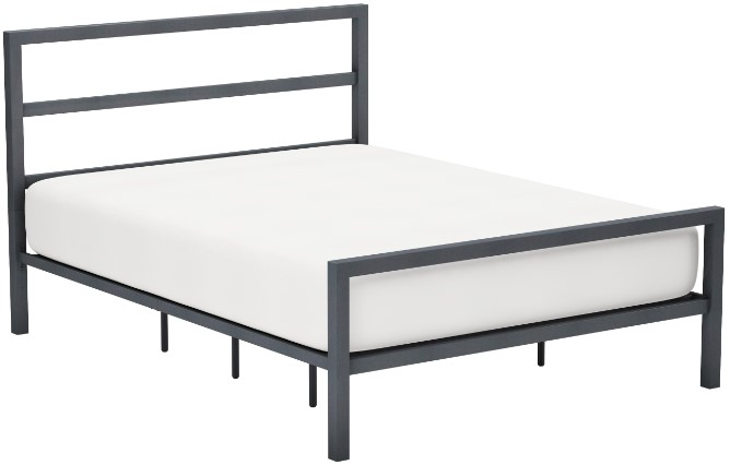 Hillsdale Furniture Alastair Graphite Metal Bed | Hoelscher's Fine ...