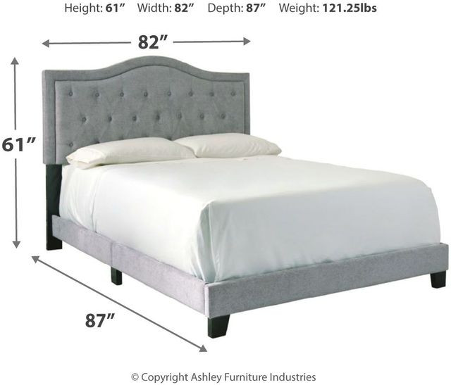 Signature Design by Ashley® Jerary Gray King Upholstered Bed-2