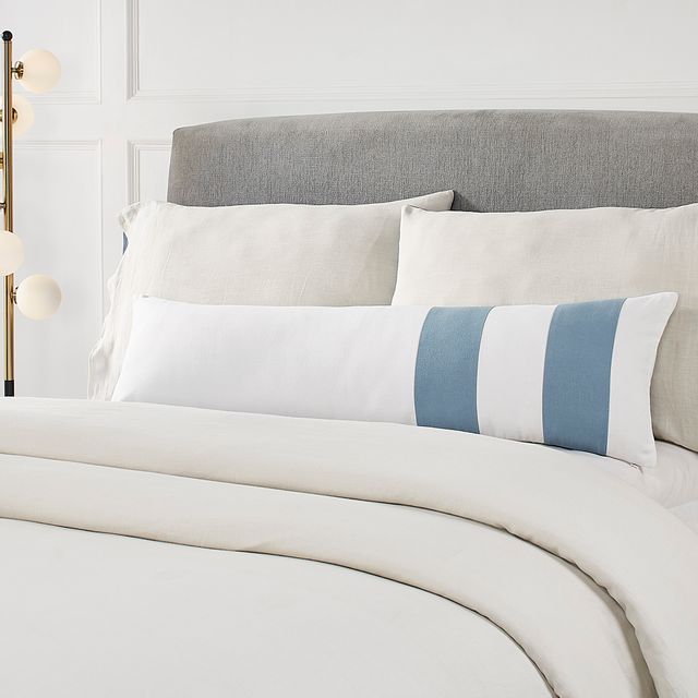 Renwil® Daytona Blue/White Lumbar Pillow 2