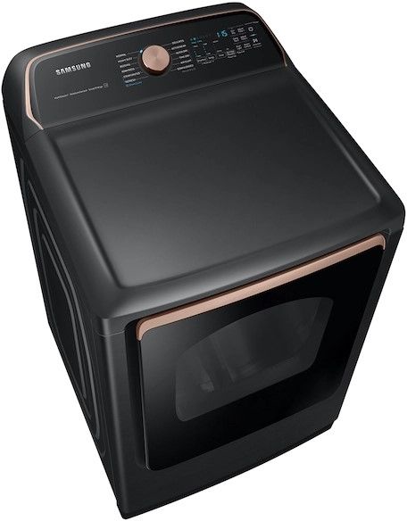 Samsung 7.4 Cu. Ft. Brushed Black Gas Dryer 4