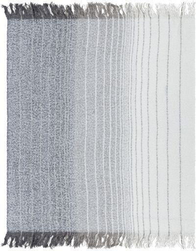 Surya Arrah Medium Gray 50" x 60" Throw Blanket 1