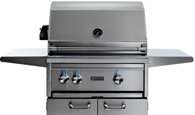 Lynx® Professional 27" Stainless Steel Freestanding Grill-3
