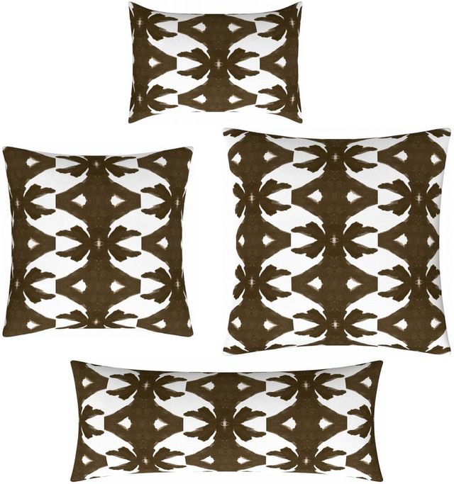 Laura Park Designs® Palm Cocoa Accent Pillow-1