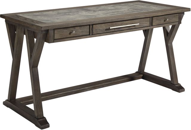 Signature Design by Ashley® Luxenford Grayish Brown Home Office Large Leg Desk-1