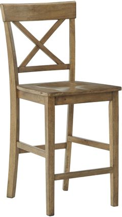 Signature Design by Ashley® Shully Natural 40" Counter Stool