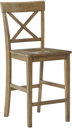 Signature Design by Ashley® Shully Natural 40" Counter Height Stool