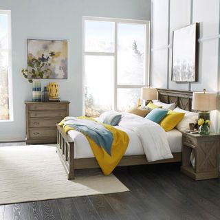 homestyles® Walker 3-Piece Gray King Bedroom Set