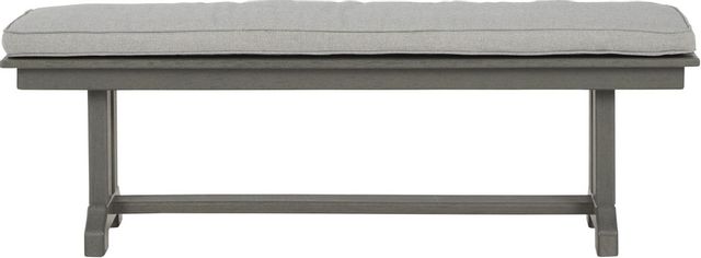 Signature Design by Ashley® Visola Gray Outdoor Bench 1