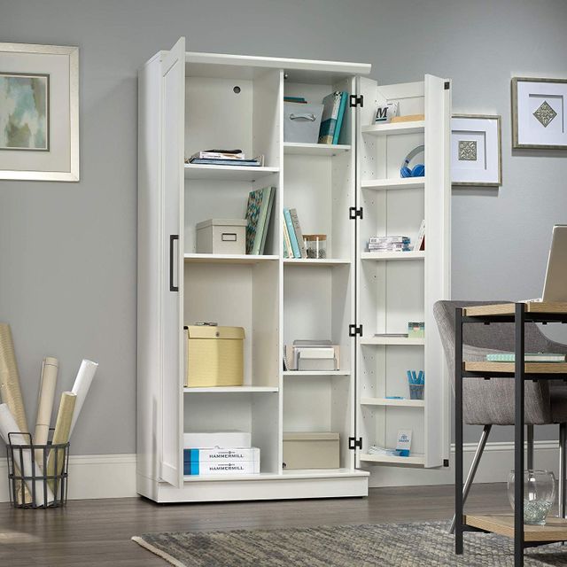 Sauder® HomePlus Narrow Storage Cabinet, Soft White