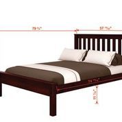 Donco Trading Company Contempo Full Bed With Dual Under Bed Drawers-1