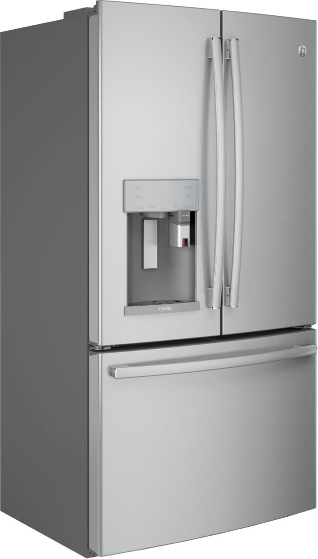 GE Profile™ 27.83 Cu. Ft. Stainless Steel French Door Refrigerator 1