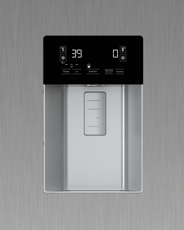 Beko 19.3 Cu. Ft Fingerprint Free Stainless Steel Freestanding Side by Side Refrigerator 3