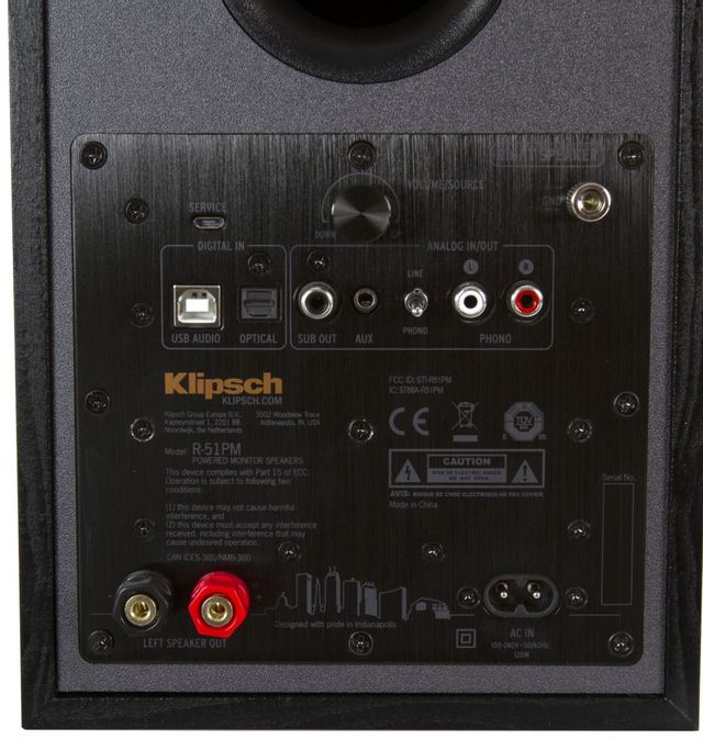 Klipsch® R-51PM NA Powered Speakers 3