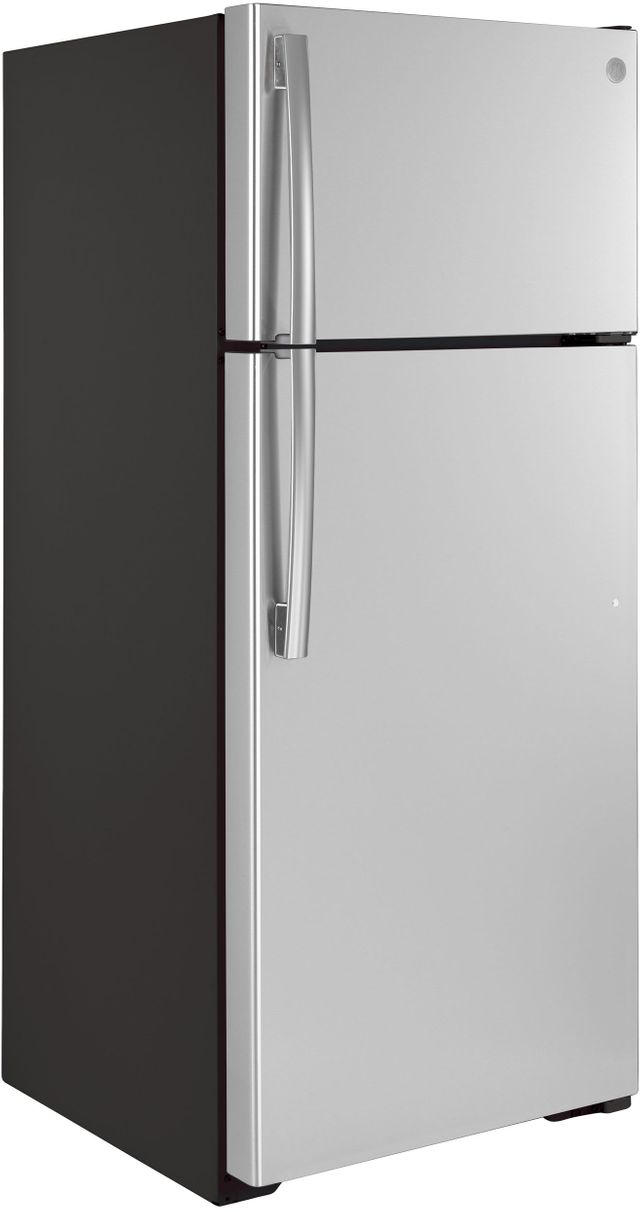GE® 17.5 Cu. Ft. Stainless Steel Top Freezer Refrigerator-3