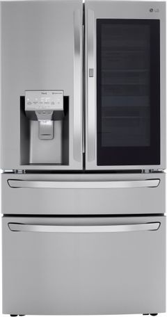 Réfrigérateur à portes françaises de 36 po LG® de 29.5 pi³ - Acier inoxydable résistant aux traces de doigts