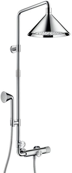AXOR Showers/Front Chrome Showerpipe 240 2-Jet, 2.5 GPM