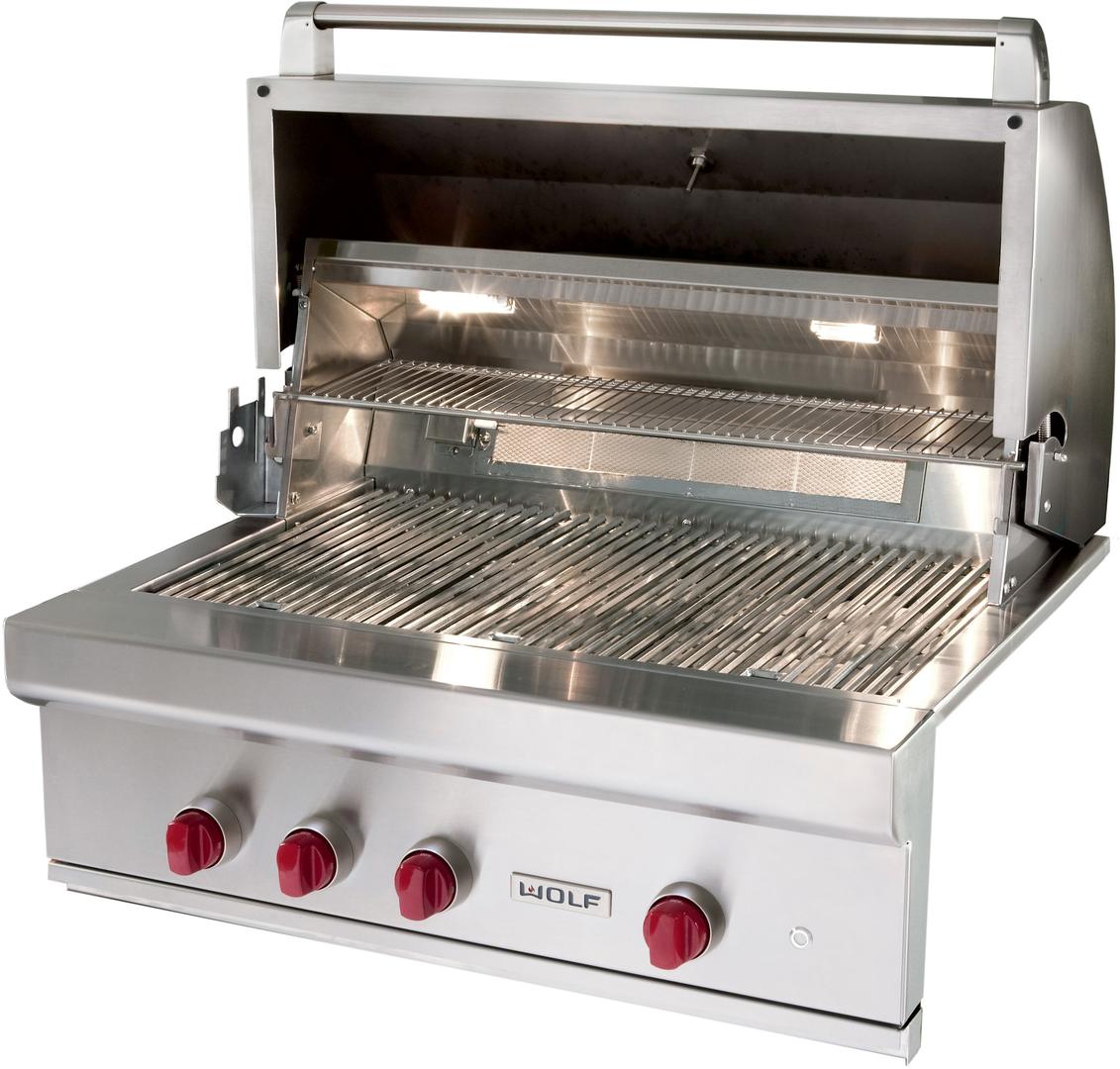 Wolf® 36" Stainless Steel Built In Gas Grill