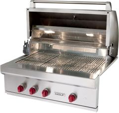 Wolf® 36" Stainless Steel Built In Liquid Propane Grill