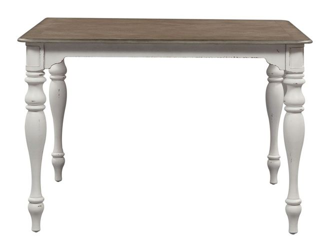 Liberty Furniture Magnolia Manore 6-Piece Antique White Dining Table Set-1