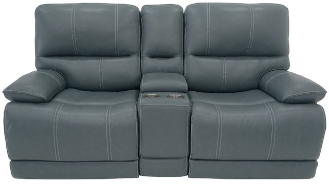 Parker House® Shelby Cabrera Azure Power Console Loveseat