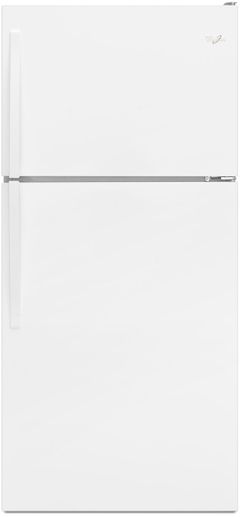 Réfrigérateur à congélateur supérieur de 30 po Whirlpool® de 18.2 pi³ - Blanc