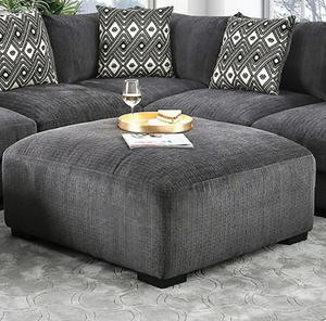Furniture of America® Kaylee Gray Ottoman