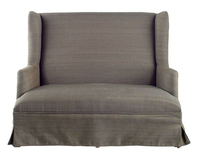A & B Home Taupe Loveseat -1