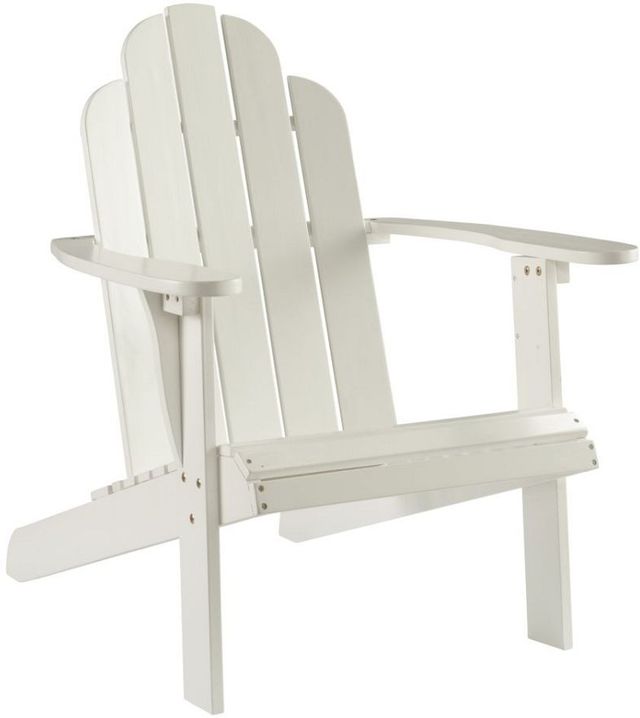 Linon Adirondack White Chair-0