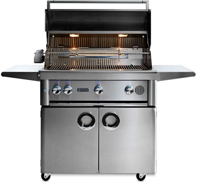 Lynx® Professional 36" Stainless Steel Freestanding Smart Grill 4