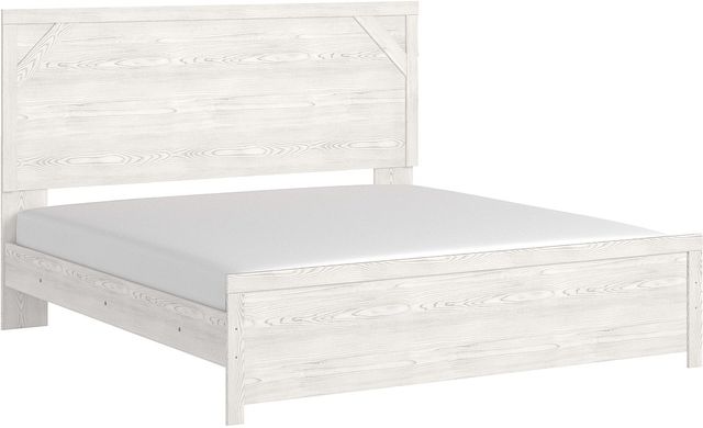 Signature Design by Ashley® Gerridan White/Gray King Panel Bed 0