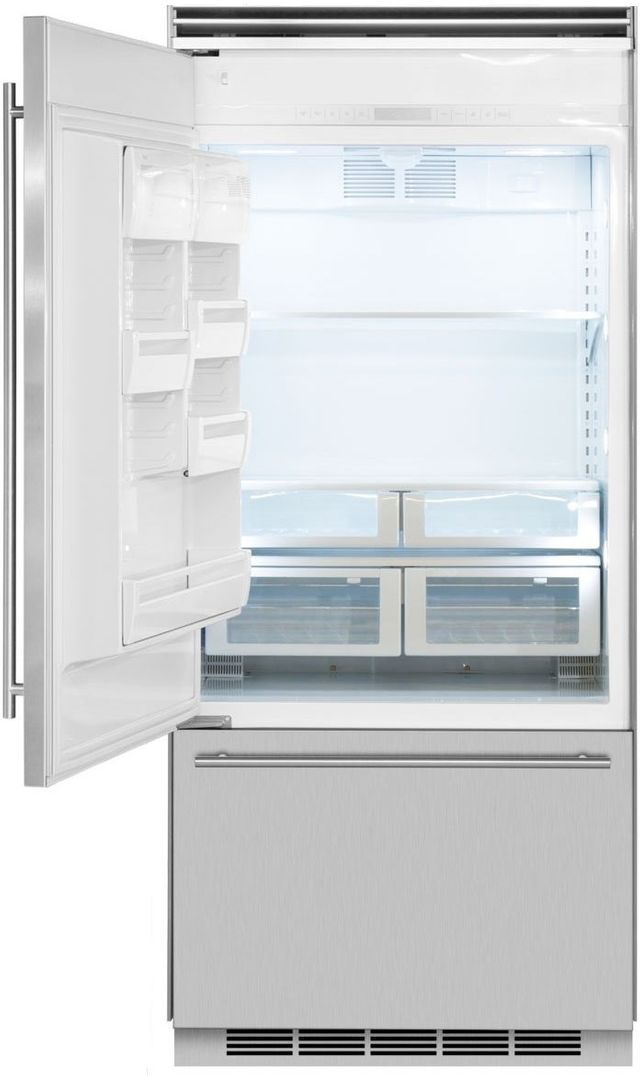 Marvel Professional 20.4 Cu. Ft. Stainless Steel Built In Bottom Freezer Refrigerator 1