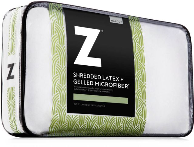 Malouf® Z® Shredded Latex + Gelled Microfiber® King Pillow 5