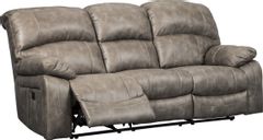 Signature Design by Ashley® Dunwell Power Reclining Sofa with Adjustable Headrest