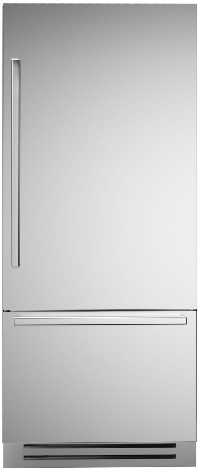 Réfrigérateur à congélateur inférieur de 36 po Bertazzoni® de 17,7 pi³ - Acier inoxydable