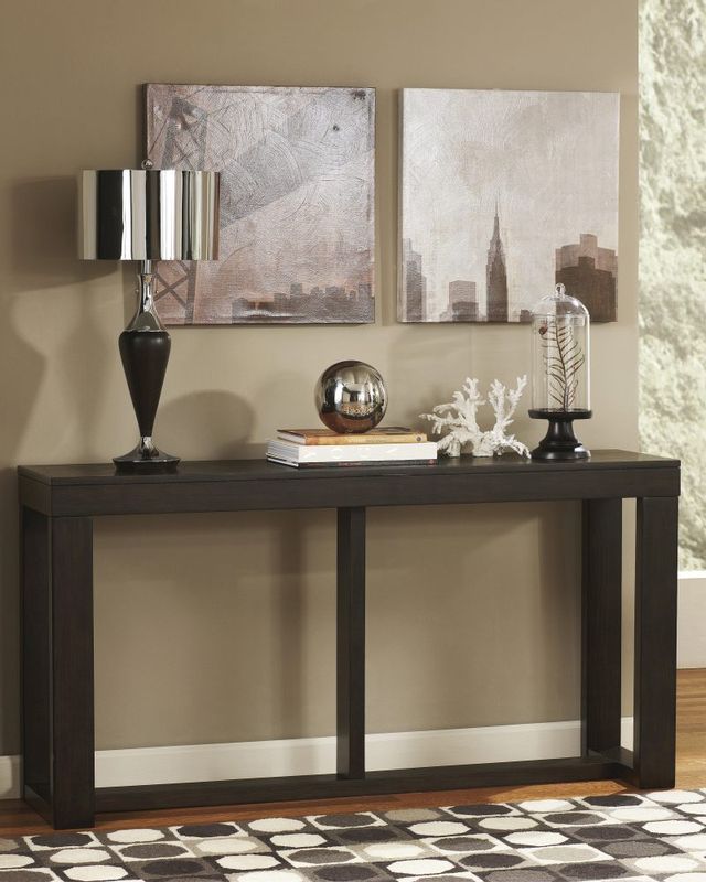 Signature Design by Ashley® Watson Dark Brown Sofa Table 1