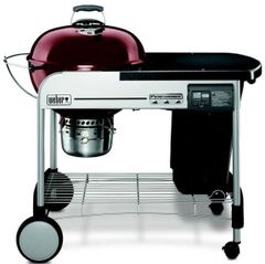 Weber® 22" Performer® Deluxe Crimson Charcoal Grill